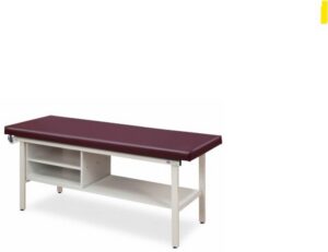 Clinton Industries Table w/shelving unit 27" wide-FLAT TOP
