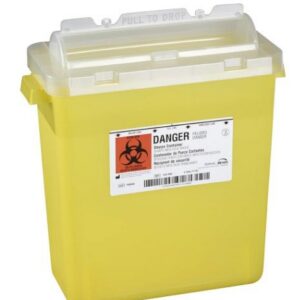 Bemis Health Care 3 Gallon Sharps Container, Translucent Yellow 12EA/CS