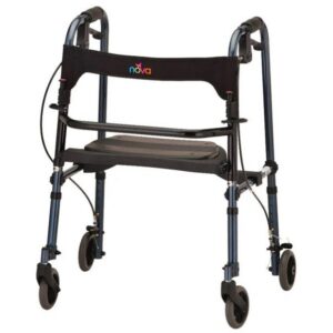 Nova Medical Products Cruiser De-Light Rollator - Red - Weight Cap