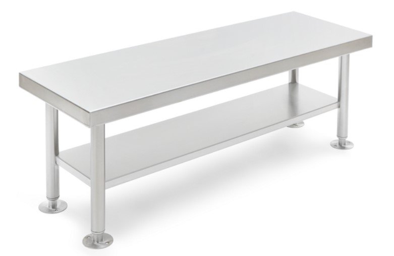 Blickman Industries Gowning Bench 48"W x 16"D x 18"H with (4) Legs
