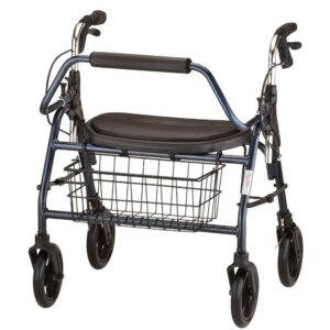 Nova Medical Products Mighty Mack Heavy Duty Rollator BLUE