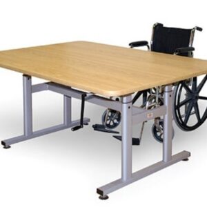 Table,Crank,Laminate,48"X66" Natural Oak