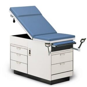 4423-LD Exam Table with air spring back that locks in any position