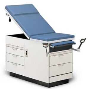 4424 Exam Table, Left Hand, with air spring back that locks in any position