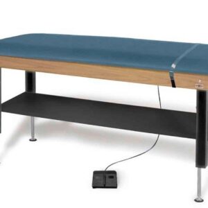 4719 Power HI-LO Plinth Table With Shelf, 600 lb weight capacity