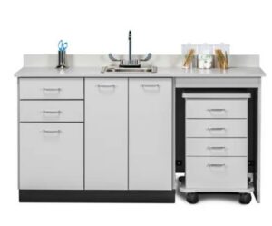 Clinton Industries 48000 Series Cart-Mate 66" with Right Cart & Middle Double Doors
