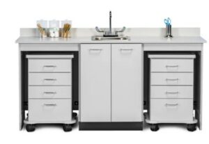 Clinton Industries 48000 Series Cart-Mate 72" with Dual Carts (Left & Right)