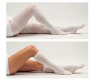 Aircast Venaflow Anti-Embolism Stockings, Below-Knee, with Inspection Toe