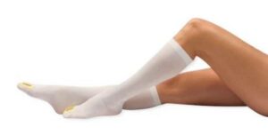 Aircast Venaflow Anti-Embolism Stockings, Below-Knee, with Inspection Toe - XL