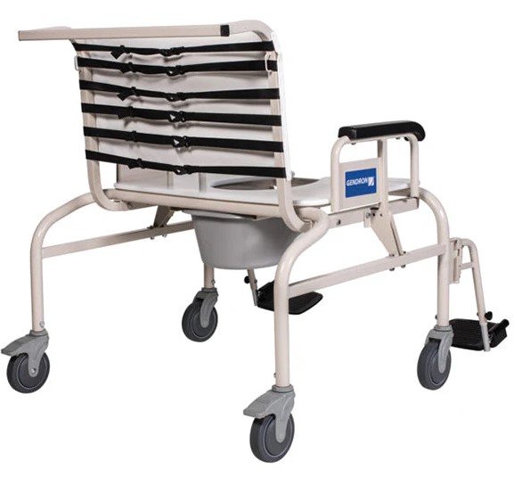 Graham Field SHOWER/COMMODE CHAIR 28" SS 750 LB RFA &RFT 21.7 STF LCK
