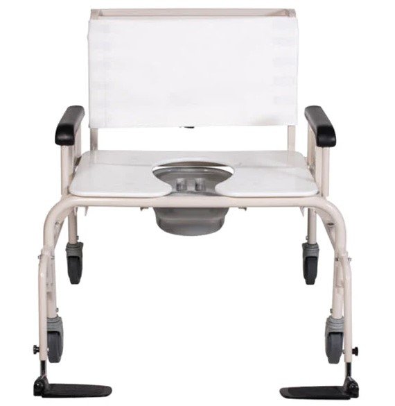 Graham Field SHOWER/COMMODE CHAIR 28" SS 750 LB RFA &RFT 21.7 STF LCK