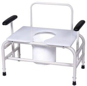 Graham Field COMMODE,BARIATRIC ADJ HGT,30 750 LB ADJ ARM HEIGHT ADJ POWD