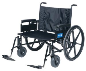 Graham Field Wheelchair FIXED BACK 24W20D17.5H DESK ARMS SWING AWAY FOOT