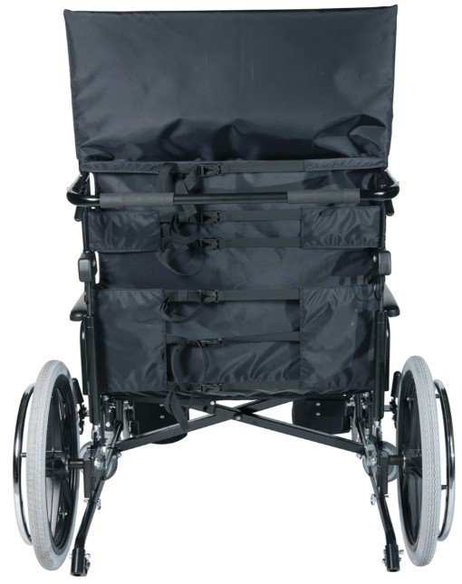 Graham Field Wheelchair RECL 24W20D 17.5H,FL,ELR FULL ARMS ELR ADJ. BACK