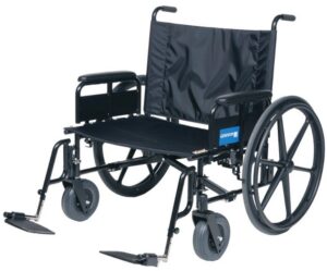 Graham Field Wheelchair FIXED BACK 28W20D15.5H 20" 20" WHEEL 5" CASTER DESK