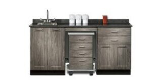 Clinton Industries 58000 Series Cart-Mate 72" with Center Cart & Left Double Doors