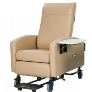 5Y18 Verō XL Care Cliner, Push Back, Fixed Arms, 5" Casters