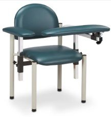 Clinton Industries SC Series, padded blood drawing chair