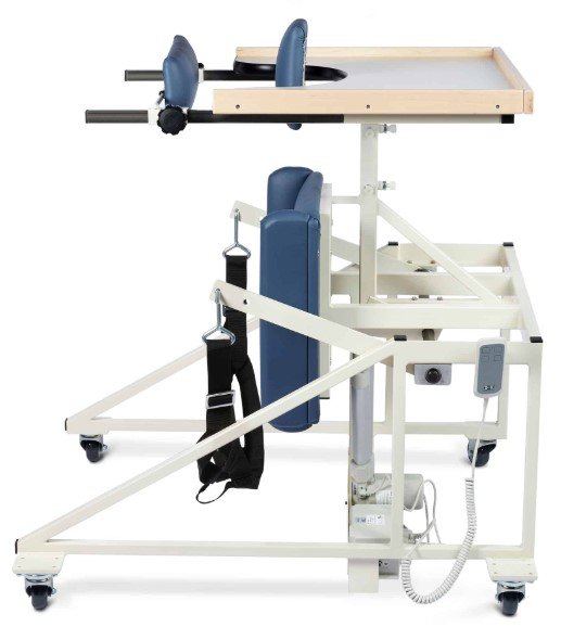 Hausmann Stand-In Table, motorized height adjustment of top