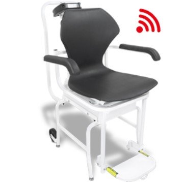 Chair Scale, Digital, 400 lb x .2 lb / 180 kg x .1 kg, BT / WiFi