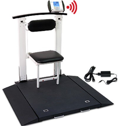 Wheelchair Scale, Portable, Digital, Folding Col. & Seat