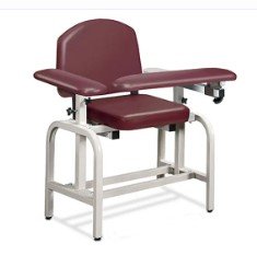 Clinton Industries Lab X series padded blood drawing chair