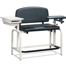 Clinton Industries Lab X series, bariatric, extra tall w/ drawer