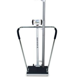 6854DHR PORTABLE HIGH CAPACITY DIGITAL SCALE 600LB W/WRAP AROUND HANDRAIL