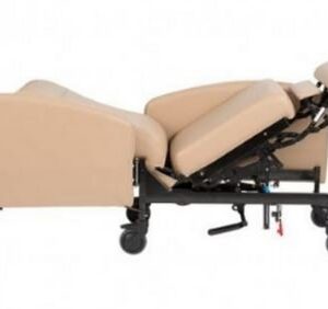 Winco Manufacturing Verō Care Cliner, Gas Back, Swing Arms, 3" Casters