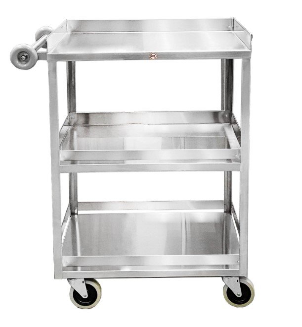 Blickman Industries Utility Cart 28 1/4"W x 34 1/2"H x 16 1/8"D - 7534SS-GR