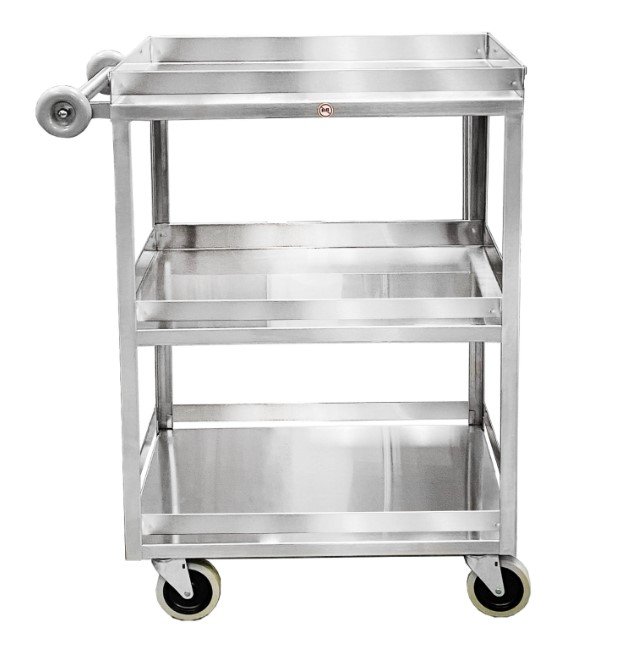 Blickman Industries Utility Cart 28 1/4"W x 34 1/2"H x 16 1/8"D - 7534SS-GR4