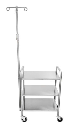 Blickman Industries Utility Cart 25"W x 35 3/4"H x 16 1/2"D with (3) Shelves (7536SS-IV)