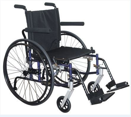 18" x 16" High Strength Featherlight Wheelchair with Standard Footrests
