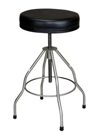 Blickman Industries Clifton Revolving Stool 15" Diameter w/Stainless Steel - 7745SS-P