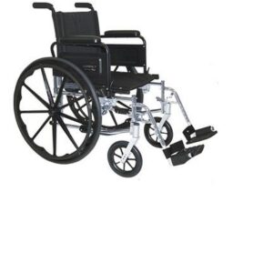 18" x 16" or 18" D High Strength Light Wheelchair with Standard Footrests