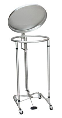 Blickman Industries Hamper 18" DIA Round Foot Operated Pneumatic Top
