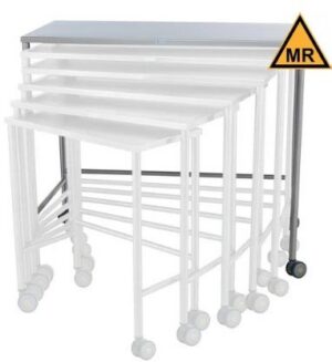 Blickman Industries Nested Instrument Table 48"W x 24"H x 42"D On Casters