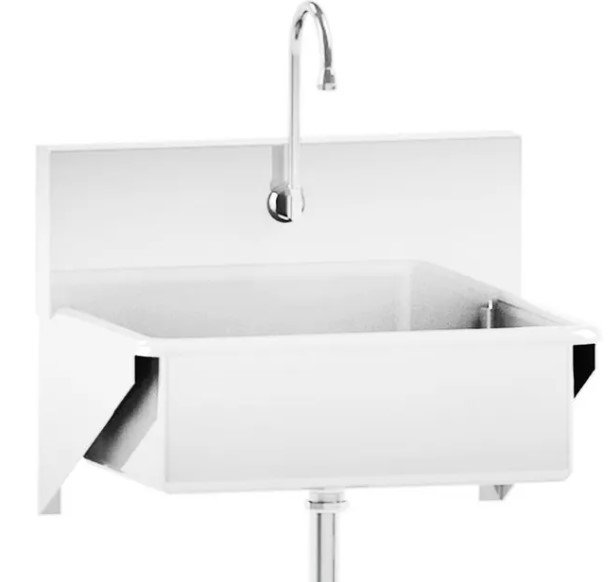 Blickman Industries Windsor Scrub Sink (1) Place w/Foot Action Control