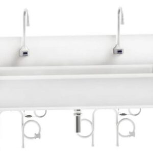 Blickman Industries Windsor Scrub Sink (2) Place w/Infrared Water Control