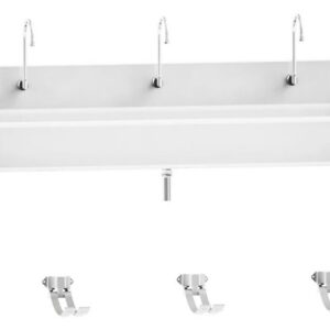 Blickman Industries Windsor Scrub Sink (3) Place w/Foot Action Control