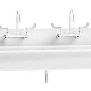 Blickman Industries Windsor Scrub Sink (4) Place w/Elbow Action Control