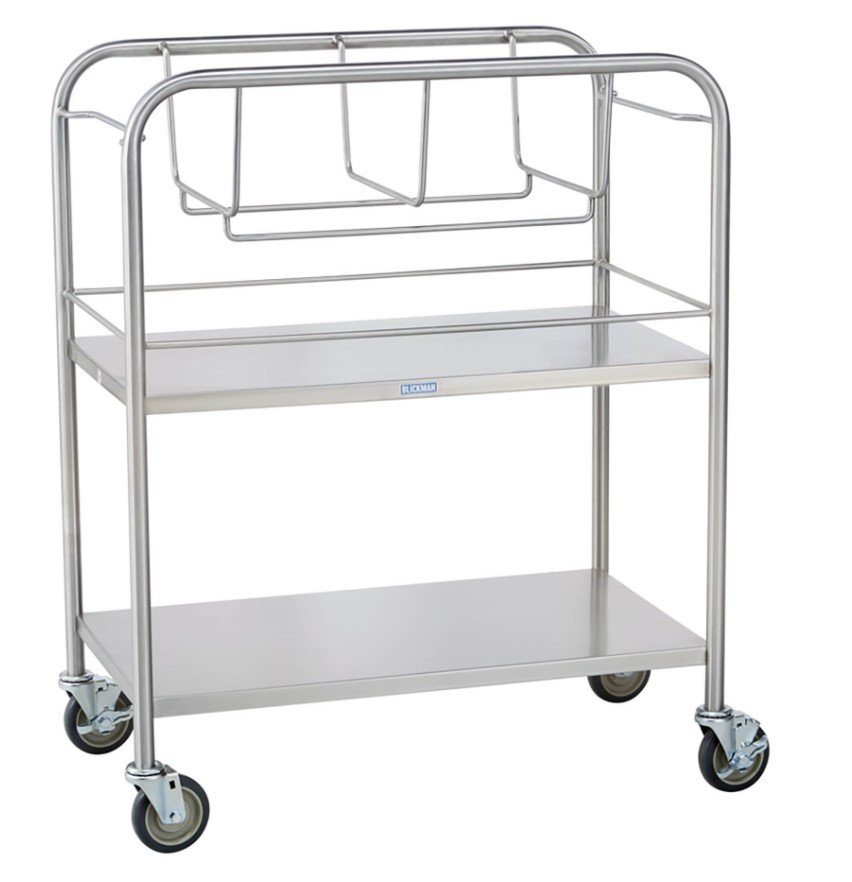 Blickman Industries Coleman Bassinet 31"W X 38 1/2"H X 17 3/4"D - 8044SS