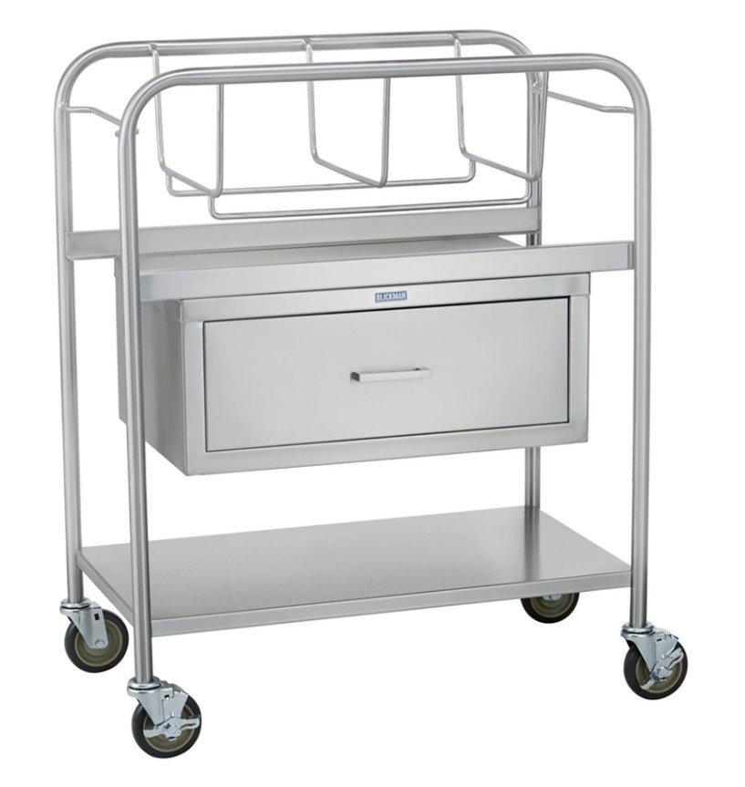 Blickman Industries Coleman Bassinet 31"W X 38 1/2"H X 17 3/4"D - 8047SS