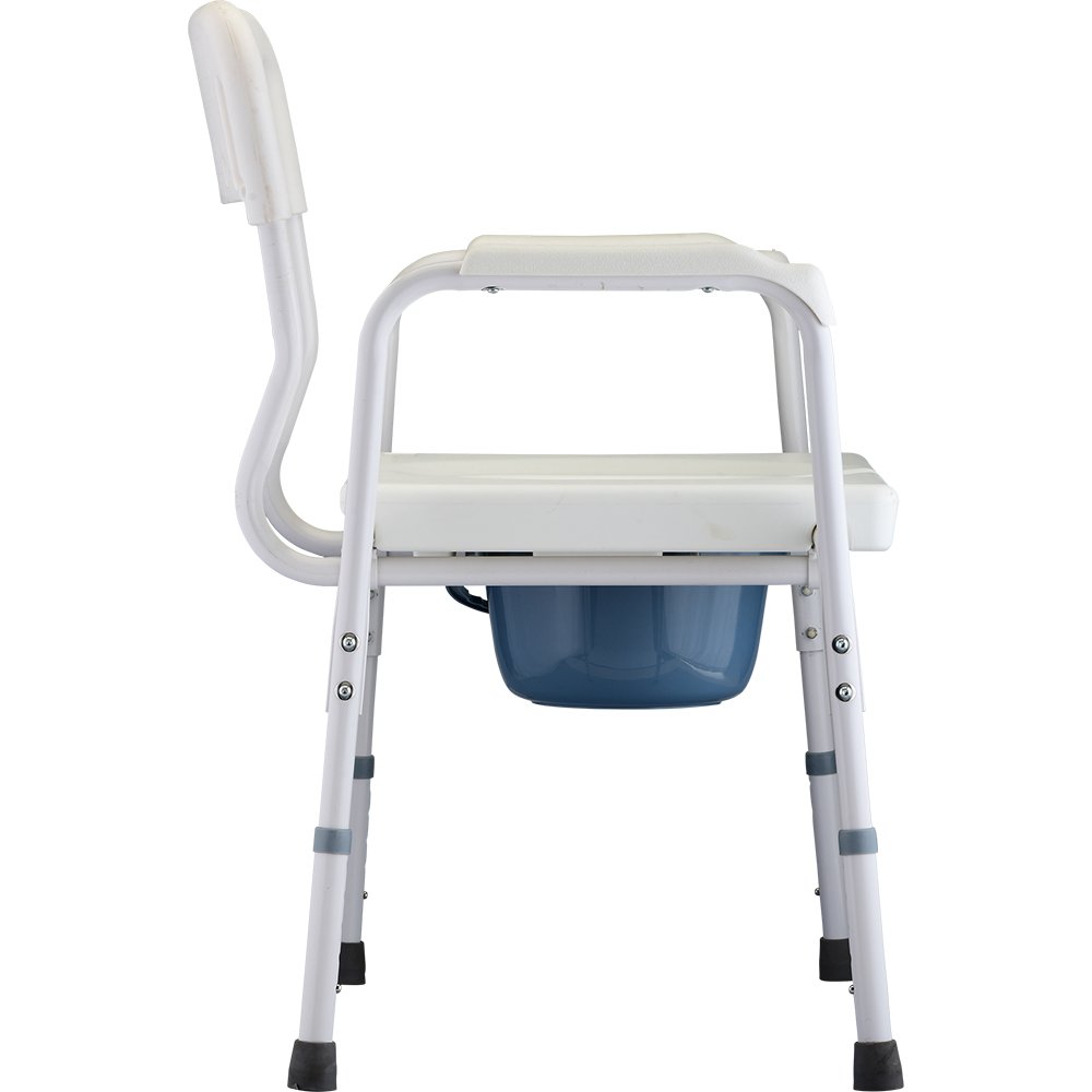 Nova Medical Products HEAVY DUTY COMMODE WITH BACK 450 LB. CAPACITY