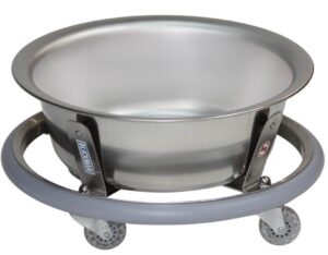 Blickman Industries Sponge Receptacle 7 1/4"H x 15 3/4"D Stainless Steel