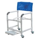 Graham Field SHOWER CHR PVC CMD 26" INS WTH WITH FR