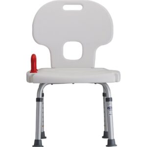 Nova Medical Products BATH SEAT W/ BACK & RED-RETAIL