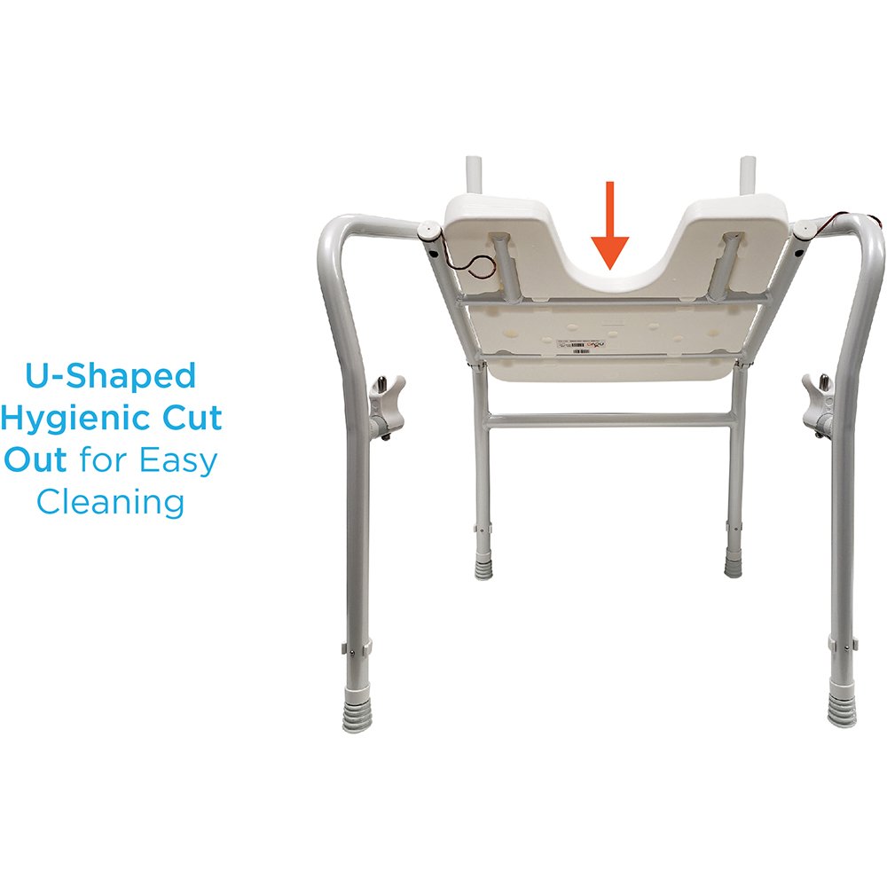 Nova Medical Products BATH CHAIR WITH ARMS-FOLDABLE 250 LB. CAPACITY