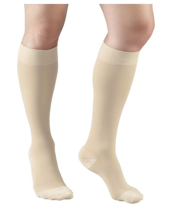 Truform BELOW KNEE Microfiber - BEIGE 2L (Pair)