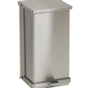 Step-On Can, 48 Qt, Stainless Steel